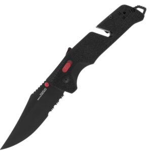 Zavírací Nůž SOG TRIDENT AT BLACK & RED SERRATED