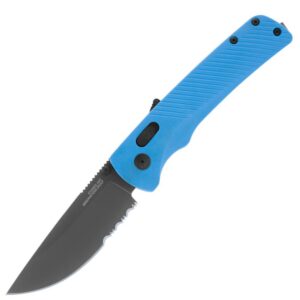 Zavírací Nůž SOG FLASH AT CIVIC CYAN SERRATED