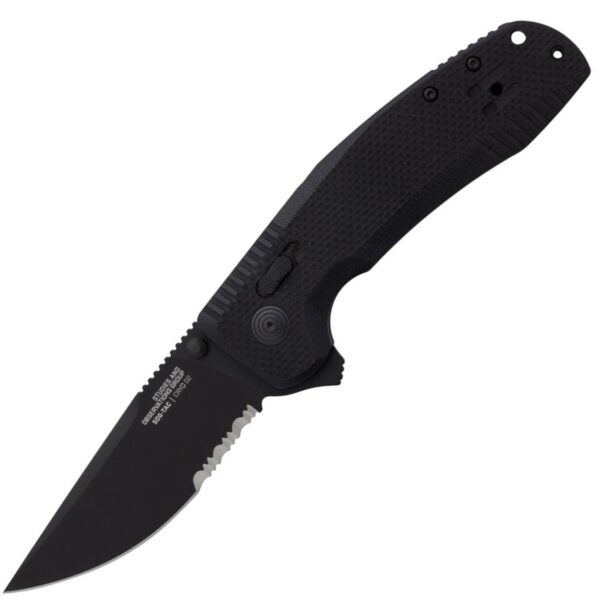 Zavírací Nůž Sog Tac Xr Blackout Serrated