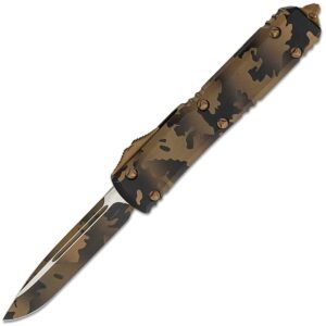 Vystřelovací Nůž Microtech Ultratech Signature Series Tactical Coyote Camo 121-1CCS