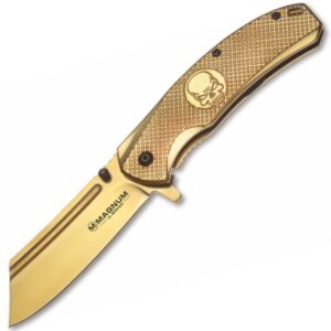 Zavírací Nůž Böker Magnum GOLDEN SKULL