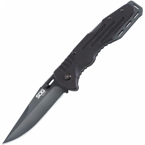 Zavírací Nůž Sog Salute Clip Point Black