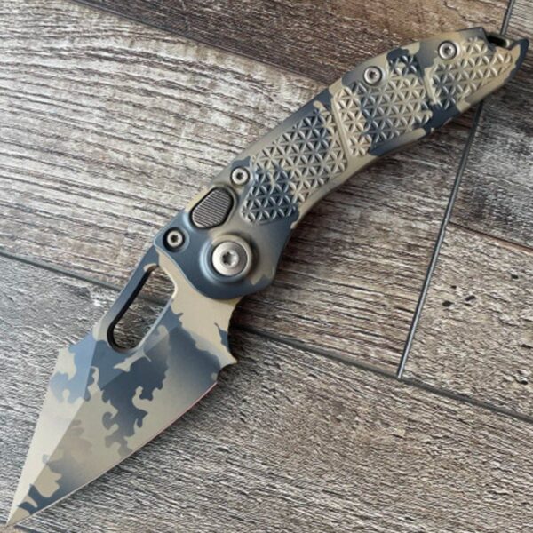Vystřelovací Nůž Microtech Borka Stitch Coyote Signature Series 169-1Ccs