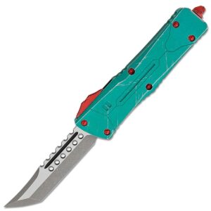Vystřelovací Nůž Microtech Bounty Hunter Combat Troodon Apocalyptic Hellhound 219-10BH
