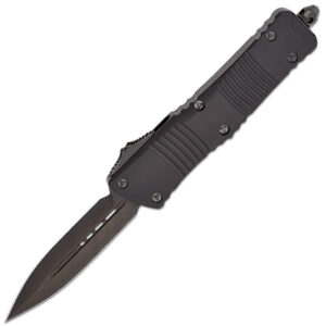 Vystřelovací Damaškový Nůž Microtech Combat Troodon Signature Series Shadow Damascus Black 142-16DLCTSH