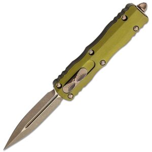 Vystřelovací Nůž Microtech Dirac Bronze Apocalyptic 225-13APOD