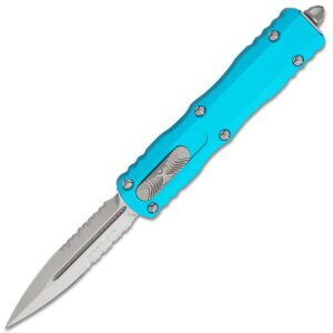 Vystřelovací Nůž Microtech Dirac Stonewashed Turquoise 225-11TQ