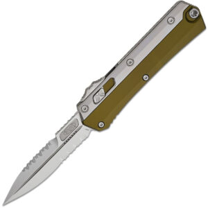 Vystřelovací Nůž Microtech Glykon Stonewashed 184-12OD