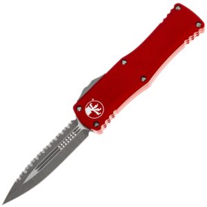 Vystřelovací Nůž Microtech Hera Red Handle Apocalyptic Blade 702-12APRD
