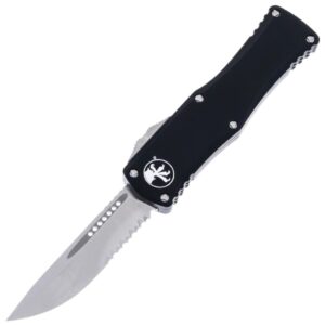 Vystřelovací Nůž Microtech Hera S/E Black Handle Stonewashed Blade 703-11
