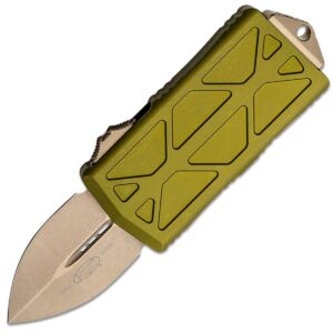 Vystřelovací Nůž Microtech OTF Money Clip AUTO Bronze Double Edge