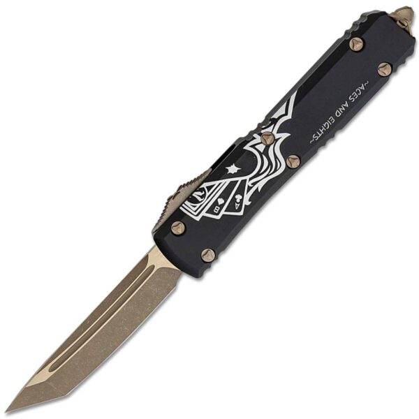 Vystřelovací Nůž Microtech Signature Series Dead Man'S Hand Ultratech Bronze Apocalyptic 123-13Dms
