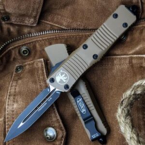 Vystřelovací Nůž Microtech Troodon Green Handle 138-1OD