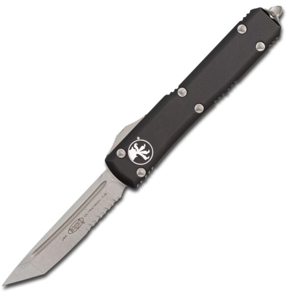 Vystřelovací Nůž Microtech Ultratech Stonewashed Tanto 123-11