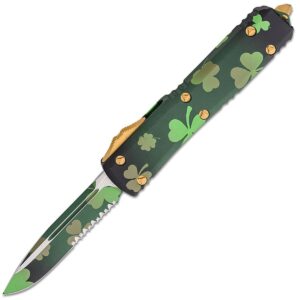Vystřelovací Nůž Microtech Ultratech Signature Series Shamrock Pattern 121-2SPDS