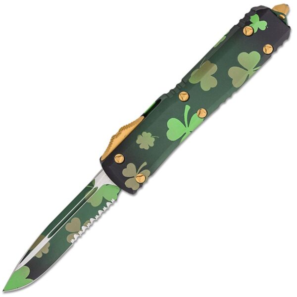 Vystřelovací Nůž Microtech Ultratech Signature Series Shamrock Pattern 121-2Spds