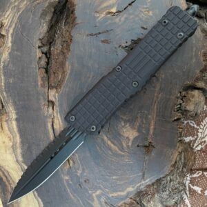 Vystřelovací Nůž Microtech Combat Troodon Shadow Signature Series 142-3CT-DSH
