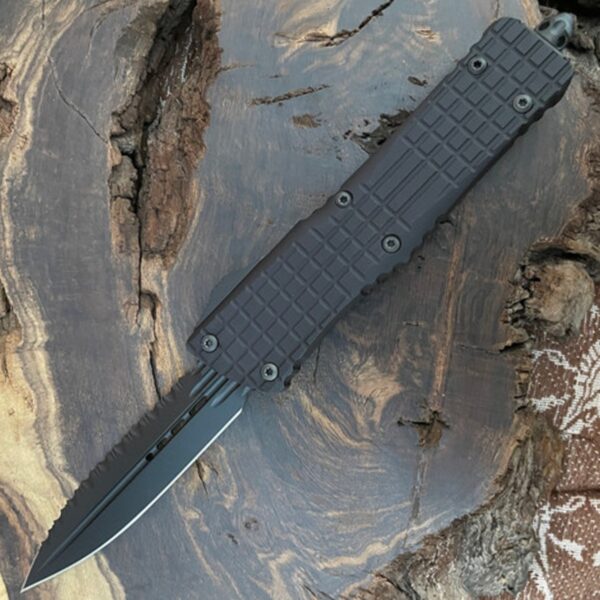 Vystřelovací Nůž Microtech Combat Troodon Shadow Signature Series 142-3Ct-Dsh