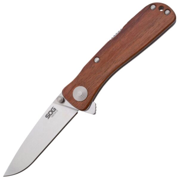 Zavírací Nůž Sog Twitch Ii Wood Handle