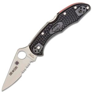 Zavírací Nůž Spyderco Delica 4 Lightweight Thin Red C11FPSBKRD
