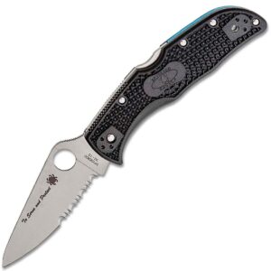 Zavírací Nůž Spyderco Endela Lightweight Thin Blue Line C243FPSBKBL