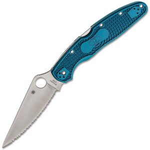 Zavírací Nůž Spyderco Police 4 Lightweight K390 Blue C07FS4K390