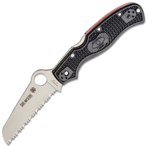 Zavírací Nůž Spyderco Rescue 3 Lightweight Thin Red Line C14Fsbkrd3