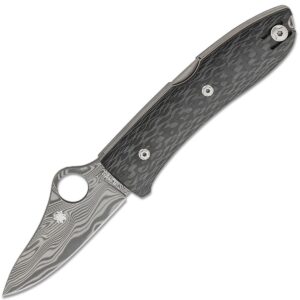 Zavírací Nůž Spyderco/LionSteel Max SpyOpera Sprint Run Thor Damasteel Carbon C255CFPD