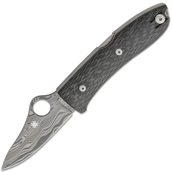Zavírací Nůž Spyderco/Lionsteel Max Spyopera Sprint Run Thor Damasteel Carbon C255Cfpd