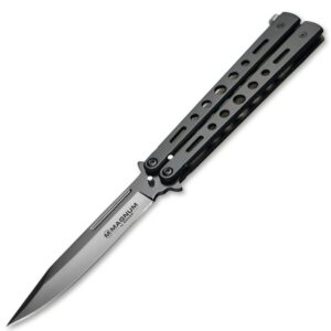 Kapesní Nůž Motýlek Magnum Balisong Black 06EX402