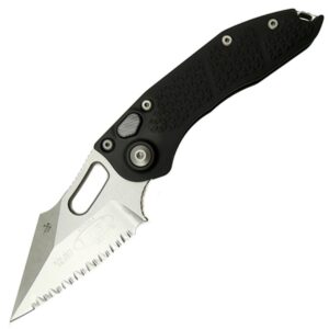 Vystřelovací Nůž Microtech Stitch Borka Blades WHARNCLIFFE STONEWASH 169-12
