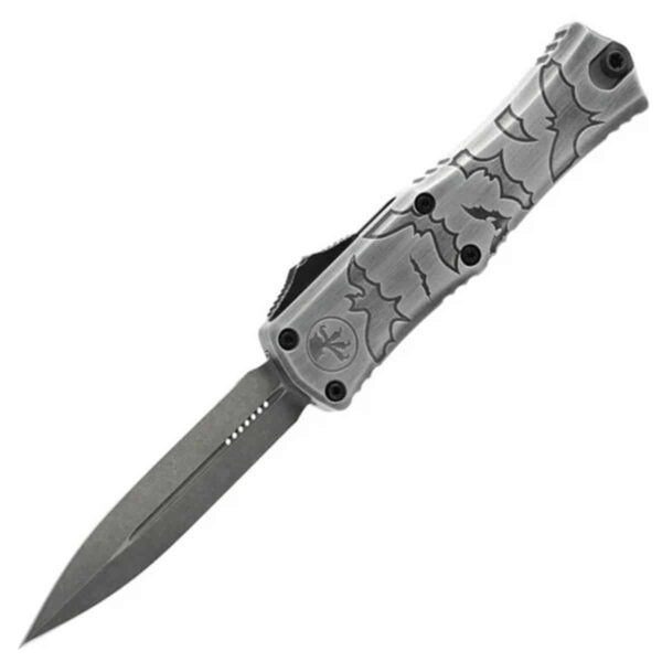 Vystřelovací Nůž Microtech Mini Hera Ii Signature Series Brushed Metal Bats 1702M-1 Bmhwbas