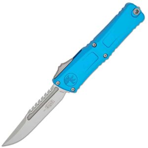 Vystřelovací Nůž Microtech Signature Series Combat Troodon Interceptor Gen III Stonewashed 1217-10BLS